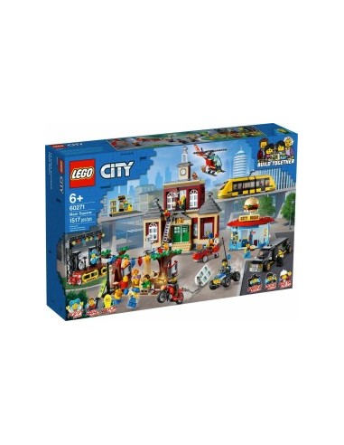 60271 City town square, construction toys