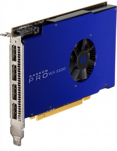 AMD Radeon Pro WX 5100, 8192 MB GDDR5, 4x DP