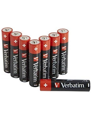 1x8 Verbatim Alkaline battery Micro AAA LR 03            49502