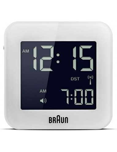 Braun BC 08 W-DCF     white Radio Controlled Alarm Clock