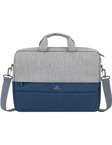 RIVACASE 7532 grey/dark blue anti-theft Laptop bag 15.6