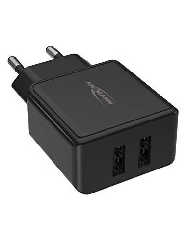 Ansmann Home Charger HC212 2xUSB 2400mA black