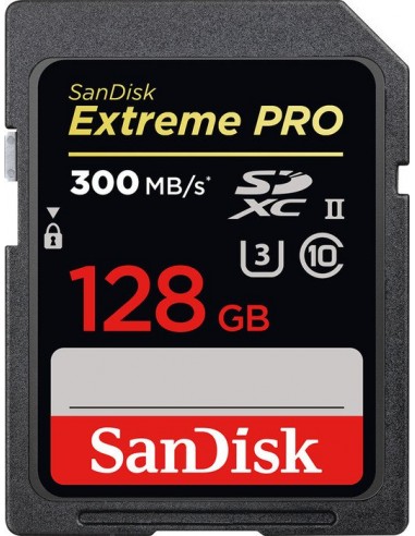 SanDisk ExtremePRO SDXC V90 128G 300MB UHS-II  SDSDXDK-128G-GN4IN