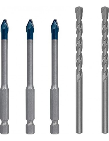 Expert Hex-9 Hardceramic Drill Mixed Set, Ø 6mm, Drill Set