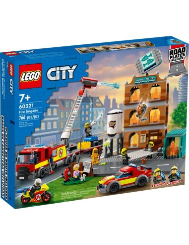 60321 City fire brigade operation with fire brigade, construction toy