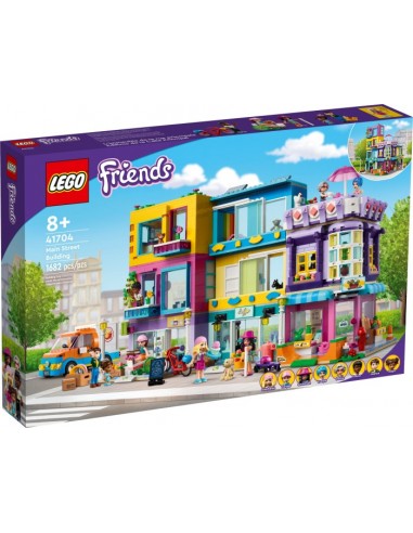 41704 Friends apartment block in Heartlake City with hair salon and coffee shop, construction toys