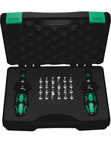 Wera 7440/41 Kraftform torque screwdriver set 0.3-3.0 Nm