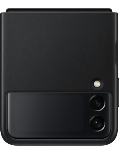 Samsung Leather Cover for Galaxy Z Flip3 Black