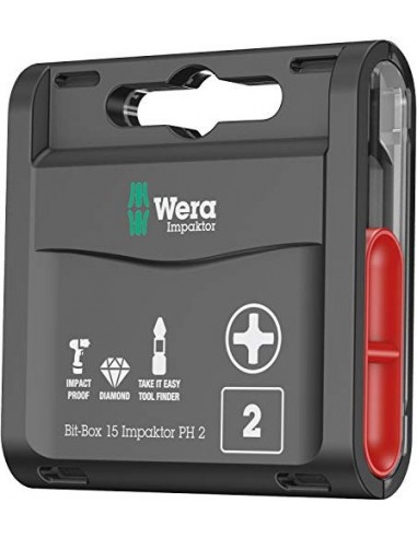 Wera Bit-Box 15 Impaktor PH