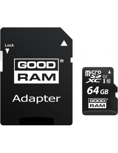 GOODRAM microSDXC           64GB Class 10 UHS-I + adapter