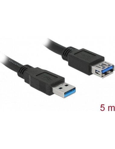 DeLOCK 85058 USB cable 5 m USB 3.2 Gen 1 (3.1 Gen 1) USB A Black