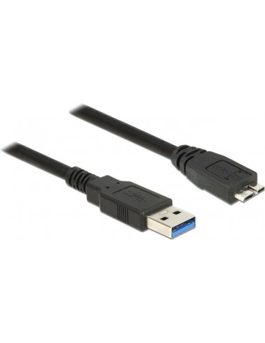 DeLOCK 85071 USB cable 0.5 m USB 3.2 Gen 1 (3.1 Gen 1) USB A Micro-USB B Black