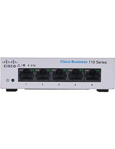 Cisco CBS110 Unmanaged L2 Gigabit Ethernet (10/100/1000) 1U Grey