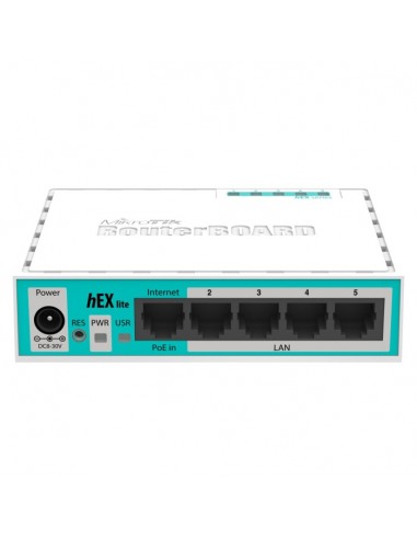 Mikrotik hEX lite wired router White