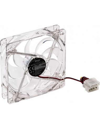 Akyga AW-12A-BR computer cooling component Computer case Fan 12 cm 1 pc(s) Transparent