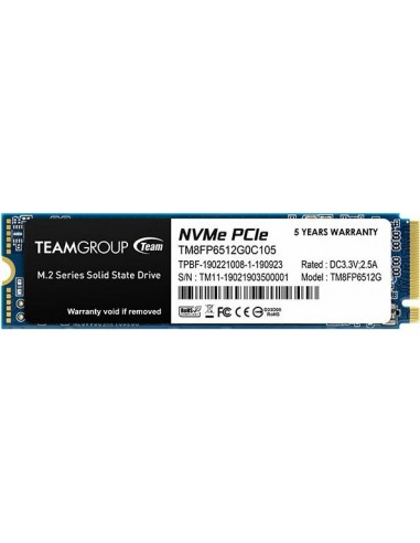 Team Group MP33 M.2 512 GB PCI Express 3.0 3D NAND  NVMe