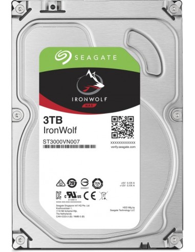 Seagate IronWolf ST3000VN007 internal hard drive 3.5" 3000 GB Serial ATA III