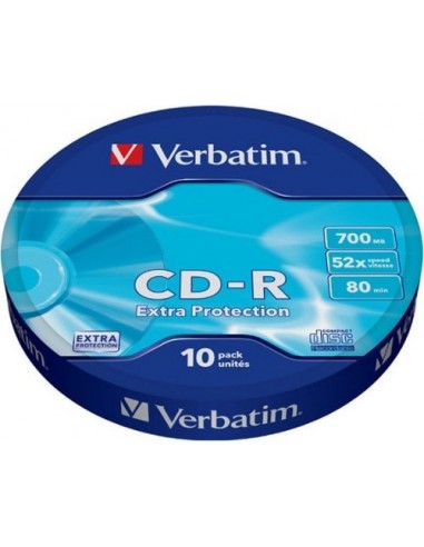 Verbatim CD-R 52X 700MB 10PK OPS Wrap EP 10 pc(s)