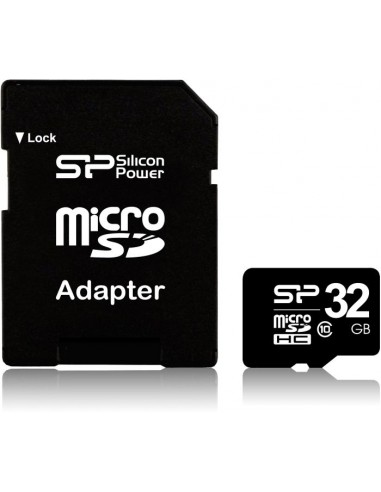 Silicon Power SP032GBSTH010V10SP memory card 32 GB MicroSDHC Class 10 UHS-I