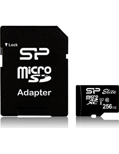 Silicon Power Elite memory card 256 GB MicroSDXC Class 10 UHS-I