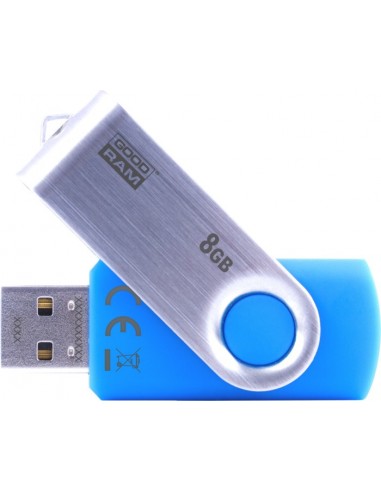 Goodram UTS2 USB flash drive 8 GB USB Type-A 2.0 Blue,Silver