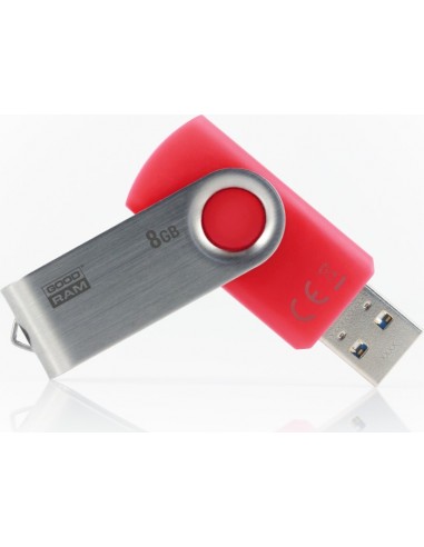 Goodram UTS3 USB flash drive 8 GB USB Type-A 3.2 Gen 1 (3.1 Gen 1) Red,Silver