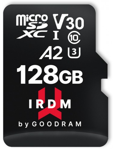 CARD MSDXC GOODRAM 128GB IRDM UHS I U3 A2 + ADAPTER