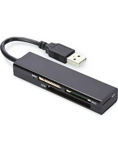 Ednet 85241 card reader Black USB 2.0