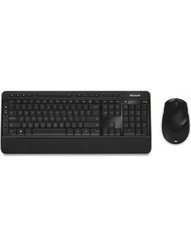 Microsoft Wireless Desktop 3050 keyboard RF Wireless QWERTY Black