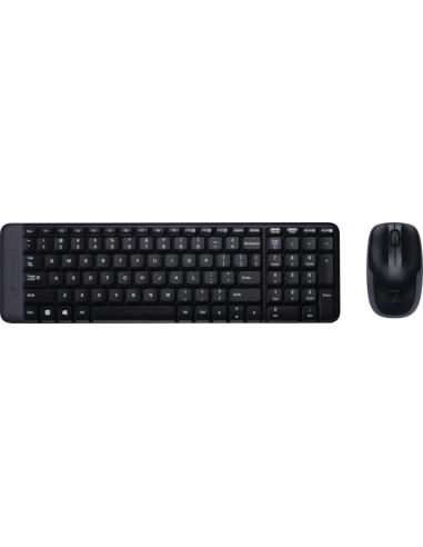 Logitech G MK220 keyboard RF Wireless QWERTY US International Black