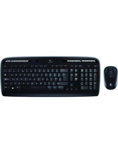 Logitech MK330 keyboard RF Wireless QWERTY US International Black