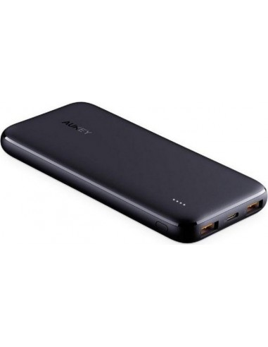 AUKEY PB-N73 Black Power Bank 10000 mAh | 3xUSB | Quick Charge 3.0 | Power Delivery | USB-C