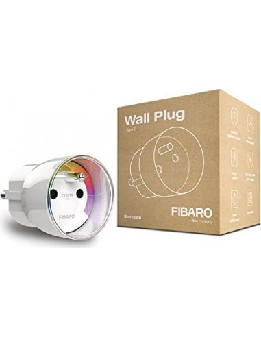 Fibaro FGWPE-102 ZW5 power plug adapter Type E (FR) White