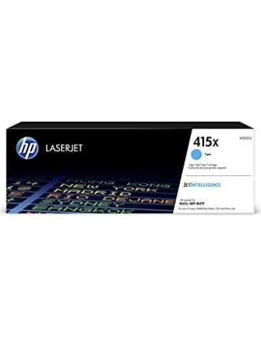 HP 415X High Yield Cyan Original LaserJet Toner Cartridge