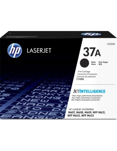 HP 37A Black Original LaserJet Toner Cartridge