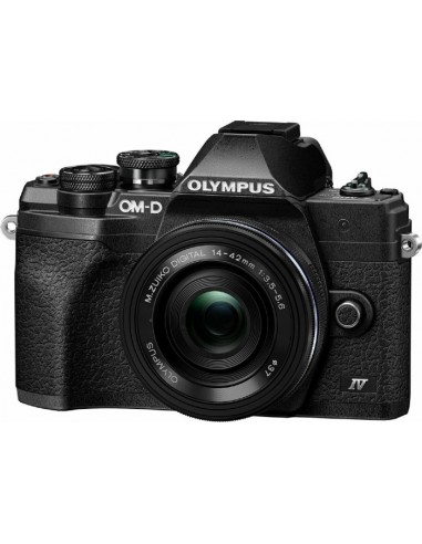 Olympus OM-D E-M10 Mark IV Kit + 14-42 Pancake Zoom black