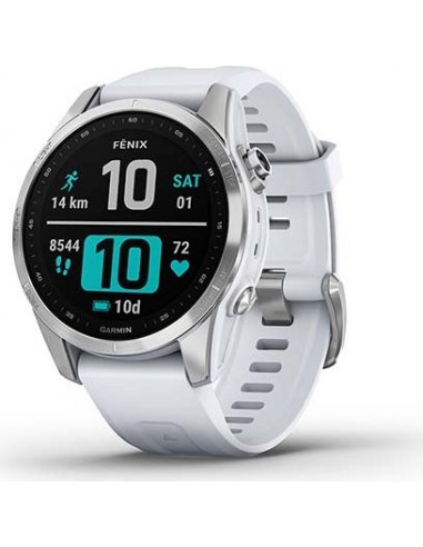 Garmin fenix 7S Whitestone/Silver