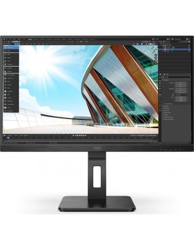 AOC P2 U27P2 LED display 68.6 cm (27") 3840 x 2160 pixels 4K Ultra HD Black