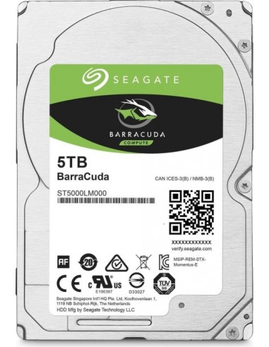 Seagate Barracuda ST5000LM000 internal hard drive 2.5" 5000 GB Serial ATA III