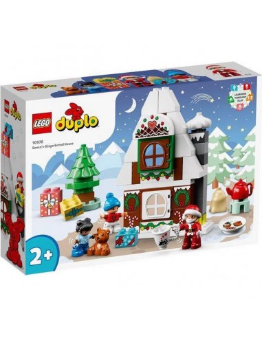 10976 DUPLO Gingerbread House with Santa Claus Construction Toy