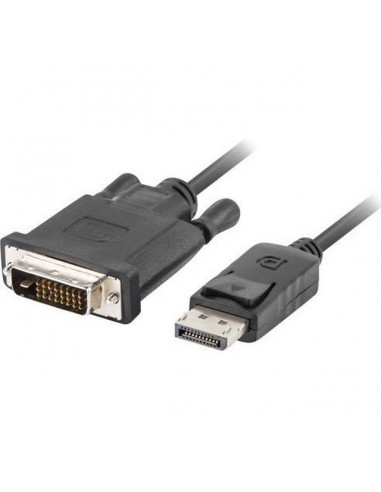 Lanberg CA-DPDV-10CU-0010-BK video cable adapter 1 m DisplayPort DVI-D Black