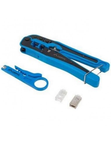 Lanberg NT-0303 cable crimper Tool set Black, Blue