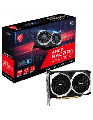 MSI RADEON RX 6500 XT MECH 2X 4G OC graphics card AMD 4 GB GDDR6