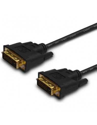 Savio CL-31 DVI cable 1.8 m DVI-D Black