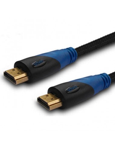 Savio CL-07 HDMI cable 3 m HDMI Type A (Standard) Black,Blue