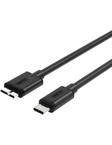 UNITEK Y-C475BK USB cable 1 m USB 3.2 Gen 1 (3.1 Gen 1) USB C Micro-USB B Black