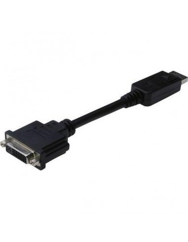 DIGITUS DisplayPort - DVI Adapt/ Converter, DP-DVI, 15cm, black