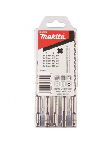 Makita B-49052 SDS-VPLUS Drill Set Nr2 5pcs.