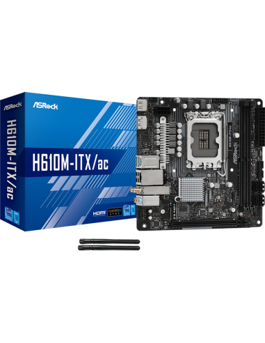 ASROCK H610M-ITX/ac (1700) (D) (90-MXBHL0-A0UAYZ)