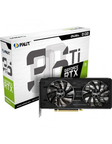 Palit GeForce® RTX 3060 TI 8GB Dual V2 (LHR) (NE6306T019P2-190AD)